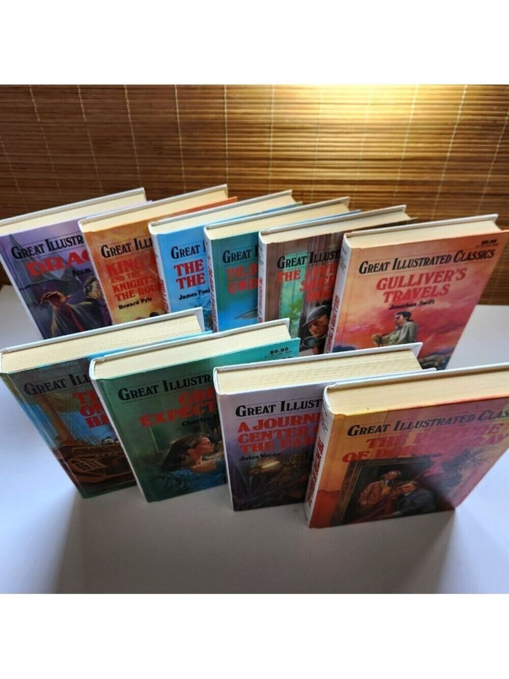 Great Illustrated Classics Lot of 10 Baronet Books Hardcover Children’s Classics